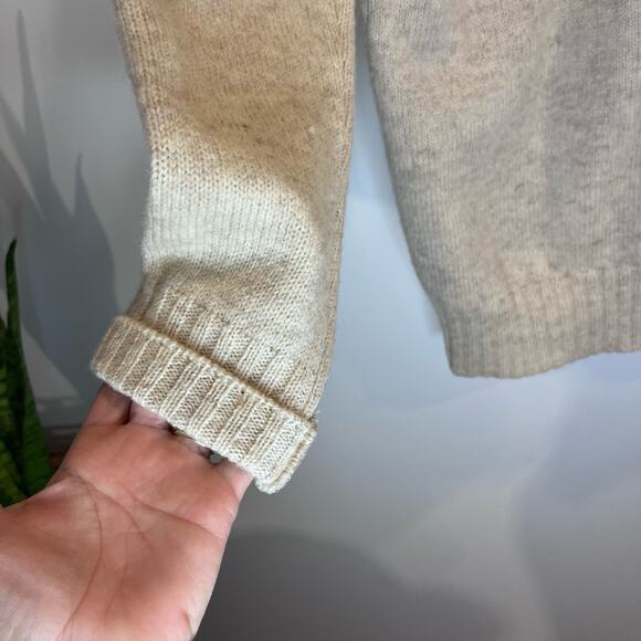 Moffat Woollens Vintage Zip-Up Wool Cardigan Sweater Size 40/US L Fair Isle - Picture 5 of 6